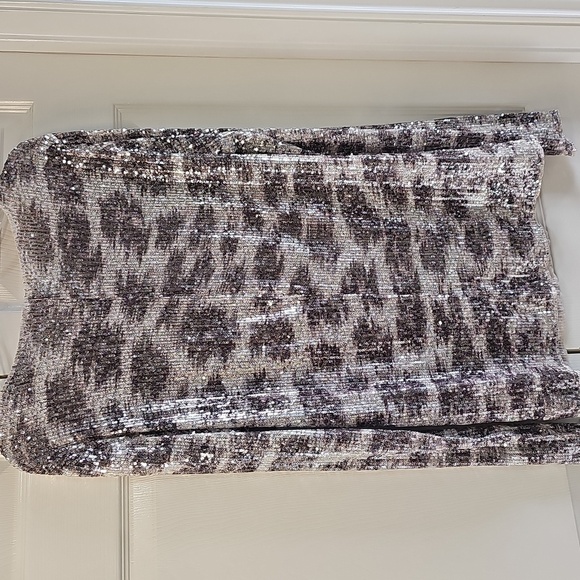 NWT Free People Gold Rush Long Sleeve Lustrous Sequin Top XL - Picture 7 of 14